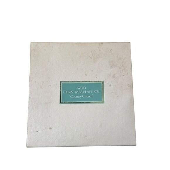 1974 Avon Christmas Series Country Church Collector Plates - Picture 5 of 6